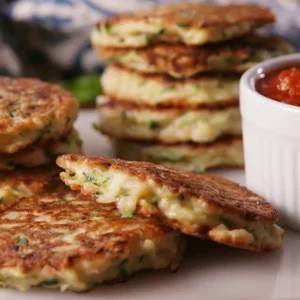 Parmesan Zucchini Fritters