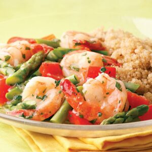 Lemon Garlic Shrimp and Vegetables