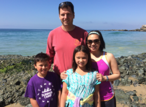 Drs. McGonnell and Liu with their family