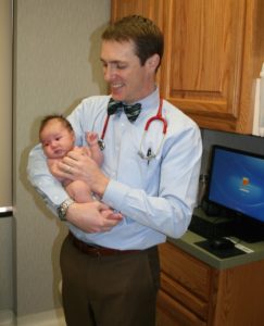 Dr. Straughn with Patient