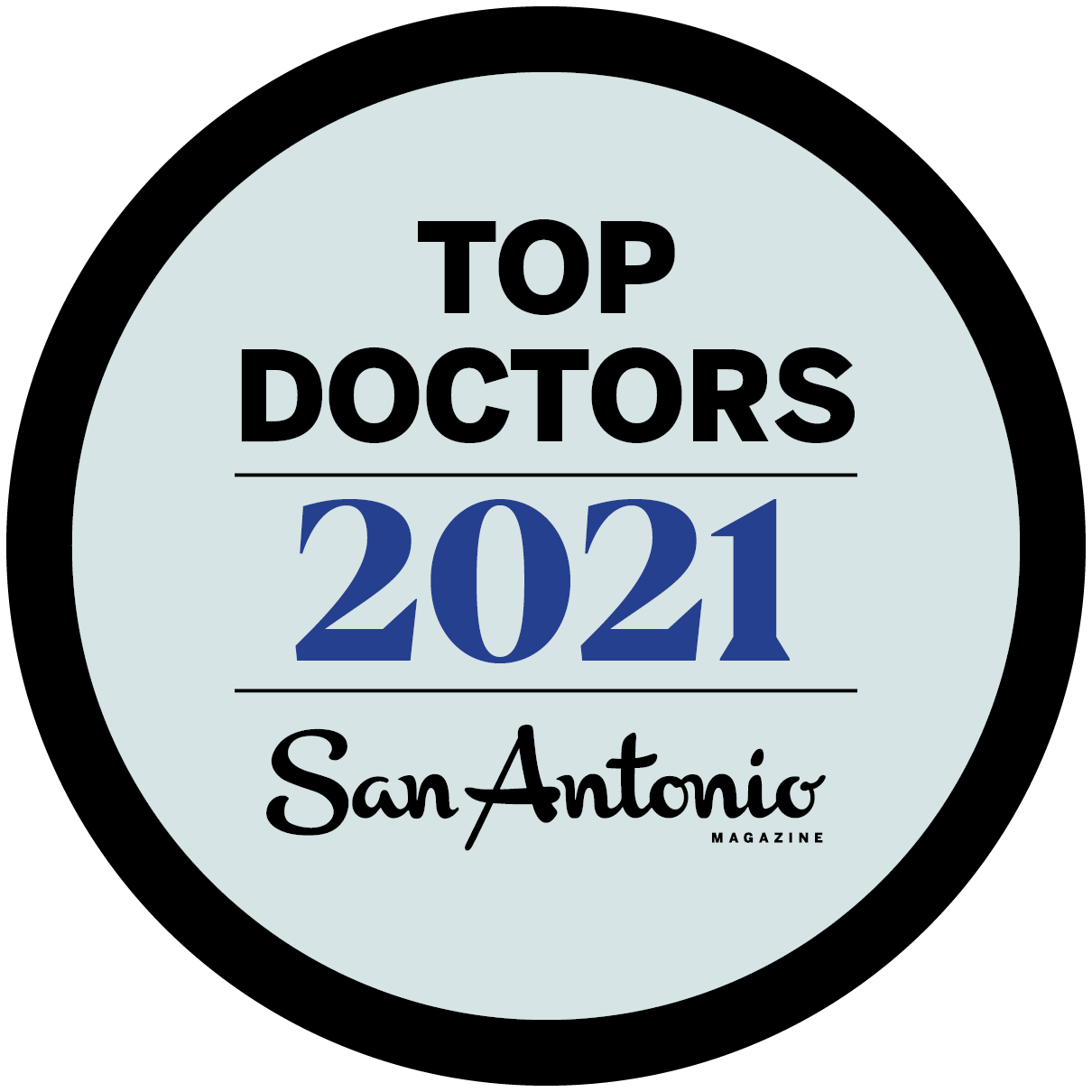 2021 Top Doctors award