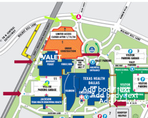 Perot Parking Map